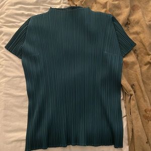 Issey Miyake Pleats Please Boatneck T-Shirt Bouquet Colors 20/21 Spring